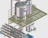 Evaporator of Fruit processing machine